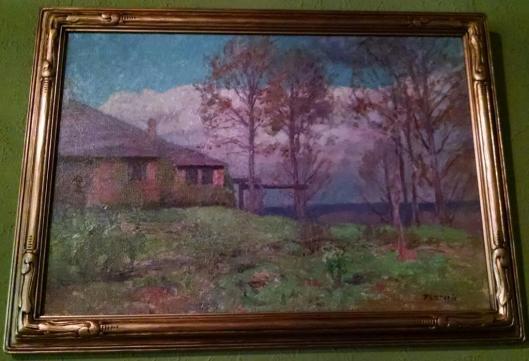 One of T. C. Steele's paintings of "The House of the Singing Winds."